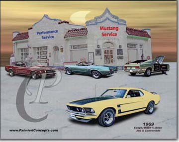 Palmieri Concepts Mustang Painting